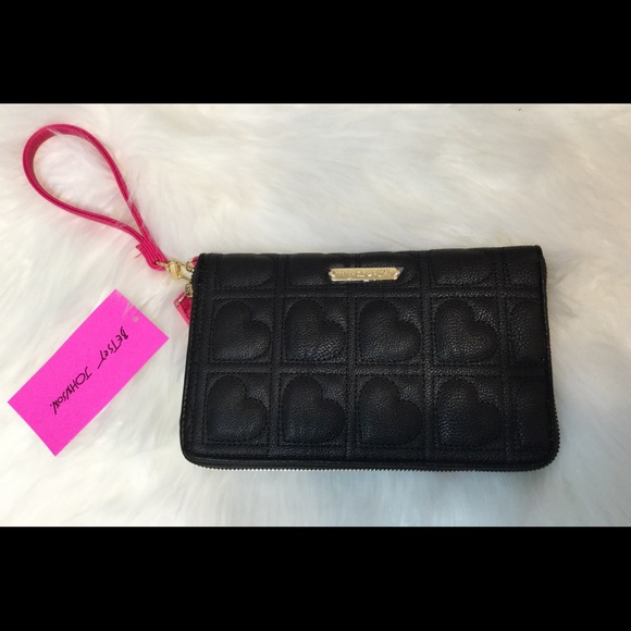 ❤️NEW Betsey Johnson XL “Gigi” Sweetheart Wristlet - Picture 3 of 7